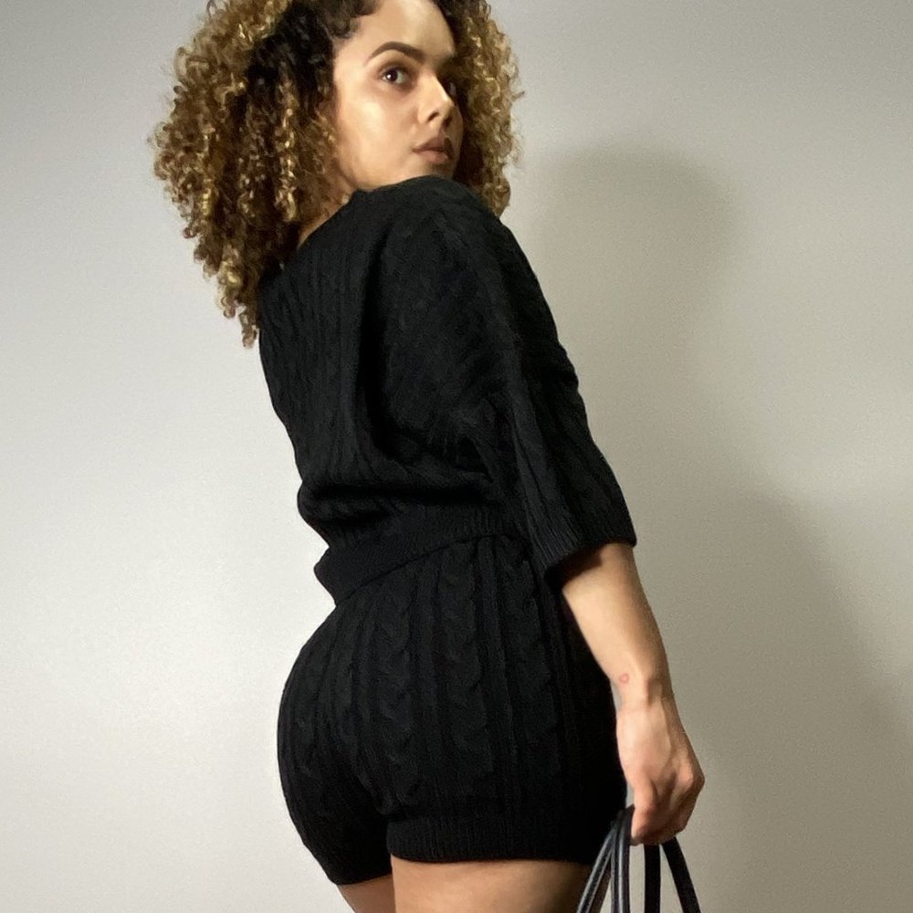 Let's Chill Lounge Set - Black